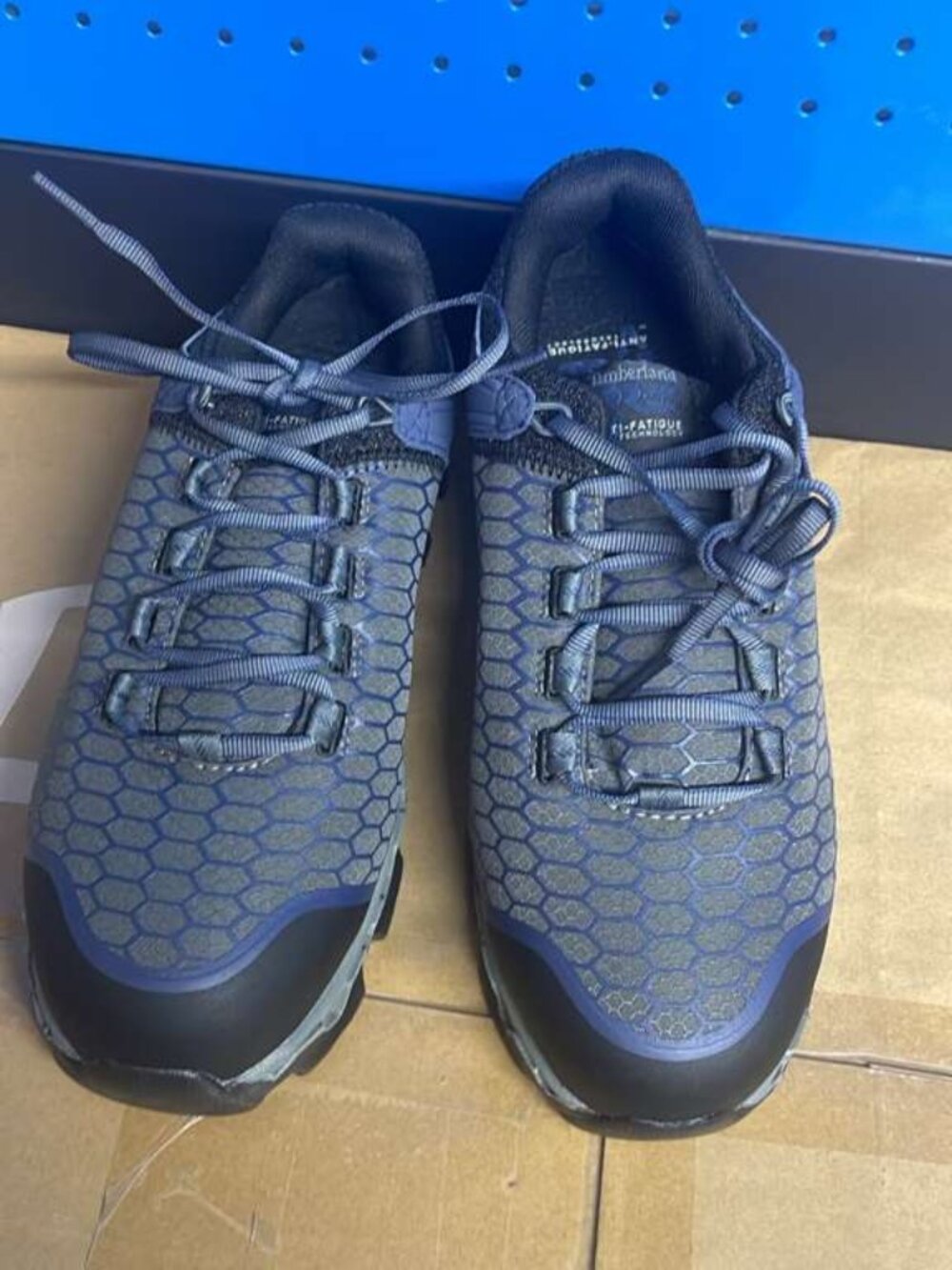 TIMBERLAND MENS POWERTRAIN SPORT ALLOY SAFETY TOE AL GREY 1A5VT7-065 SIZE 8-10.5